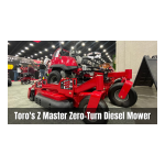 Toro Z350 Z Master, With 48&quot; Mower and Bagger Riding Product Manuel utilisateur