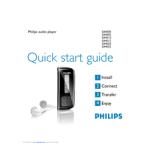 Philips SA4000/02 Baladeur audio &agrave; m&eacute;moire flash Manuel utilisateur