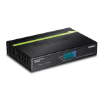 Trendnet RB-TPE-TG50g 5-Port Gigabit PoE+ Switch Fiche technique