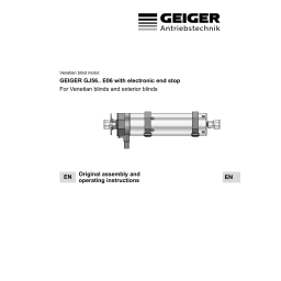 GEIGER GJ56.. E06 Mode d'emploi | Fixfr