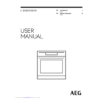 Notice AEG BCB331051M : Chat IA et PDF inclus