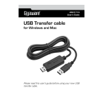 Dynex DX-PU965XF 6' USB 2.0 Transfer Cable Guide d'installation rapide