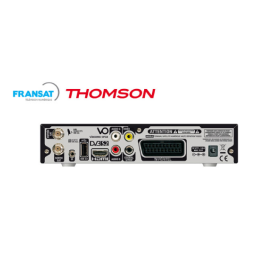 Thomson THS805 Satellite Receiver Manuel utilisateur | Fixfr