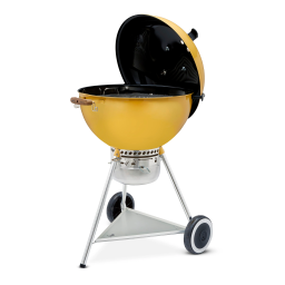 Weber 19525001 Weber 70th Anniversary Limited-Edition 22 in. Kettle, Diner Green Charcoal Grill Mode d'emploi | Fixfr