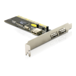 DeLOCK 89040 USB2.0 PCI card, 2+1 port Fiche technique