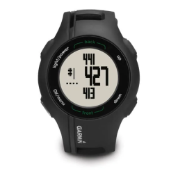 Garmin Approach S1 Mode d'emploi | Fixfr