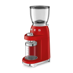 Smeg Broyeur &agrave; caf&eacute; CGF01RDEU Rouge Moulin &agrave; caf&eacute; Product fiche