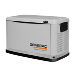 Generac 11 kW G0070311 Standby Generator Manuel utilisateur