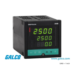 gefran 2500 PID Controller Pressure and Force, 1/4 DIN Mode d'emploi | Fixfr