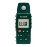 Extech Instruments LT510 Light Meter Manuel utilisateur