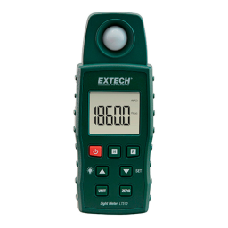 Extech Instruments LT510 Light Meter Manuel utilisateur | Fixfr
