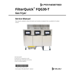 Frymaster FilterQuick Touch FQG30U-T Gas Mode d'emploi