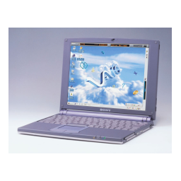 Sony PCG-505E Manuel utilisateur | Fixfr