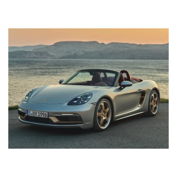 Porsche BOXTER Manuel utilisateur | Fixfr