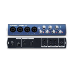 PRESONUS AudioBox 44VSL Guide de démarrage rapide | Fixfr