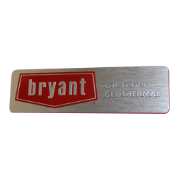 Bryant GB Legacy™ Multi-speed Geothermal Heat Pump Manuel du propriétaire | Fixfr