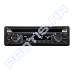 Panasonic CQC1315N Operating instrustions | Fixfr