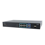 Trendnet TPE-3012L 12-Port Gigabit NVR PoE+ Switch Fiche technique