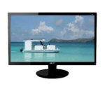 Acer P166HQL Monitor Guide de d&eacute;marrage rapide