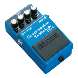 Boss CS-3 Compression Sustainer Manuel utilisateur | Fixfr