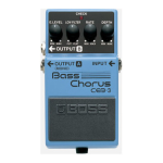 Boss CEB-3 Bass Chorus Manuel utilisateur