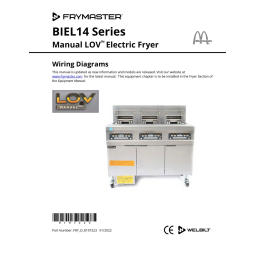 Frymaster McDonald's BIELA14-T LOV Gen 3 Electric Manuel utilisateur | Fixfr