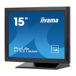 iiyama PROLITE T1531SAW Manuel utilisateur