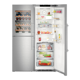 Liebherr SBSes 8496 PremiumPlus Combiné Side by Side BioFresh et NoFrost Operating instrustions | Fixfr