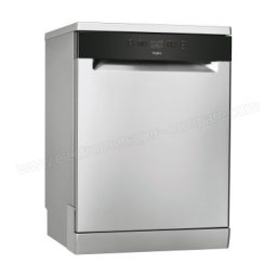 Whirlpool WRFE 2B16 X Dishwasher Manuel utilisateur | Fixfr