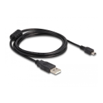 DeLOCK 82252 Cable USB 2.0 Type-A male &gt; USB 2.0 Micro-B male 1.5 m black Fiche technique