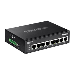 Trendnet RB-TI-G80 8-Port Hardened Industrial Gigabit DIN-Rail Switch Fiche technique | Fixfr