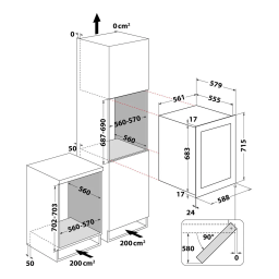 HOTPOINT/ARISTON HA6 WC711 Winestorage Manuel utilisateur | Fixfr