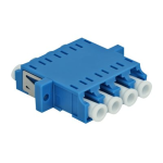 DeLOCK 86538 Optical Fiber Coupler LC Quad female to LC Quad female Single-mode 2 pieces blue Fiche technique