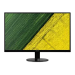 Acer SA270 Monitor Guide de d&eacute;marrage rapide