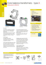 Socomec Core balance transformers type A Operating instrustions | Fixfr