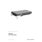 Getinge 100164B0 Adapter for carbon-fibre table top, EU Mode d'emploi