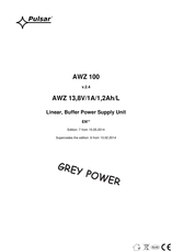 Pulsar AWZ100 - v2.4 Manuel utilisateur | Fixfr