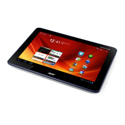 Acer ICONIA TAB A200 Manuel d'utilisation | AI Chat | Fixfr