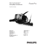 Philips FC8767/02 PowerPro Aspirateur sans sac Manuel utilisateur