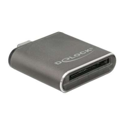 DeLOCK 91498 USB Type-C™ SDHC / SDXC UHS-II / MMC Single Slot Card Reader Fiche technique | Fixfr