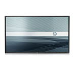 HP LD4710 47-inch LCD Digital Signage Display Manuel utilisateur