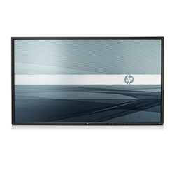 HP LD4710 47-inch LCD Digital Signage Display Manuel utilisateur | Fixfr