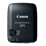Canon GPS RECEIVER GP-E2 Manuel utilisateur