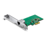 Trendnet RB-TEG-ECTX Gigabit PCIe Adapter Fiche technique