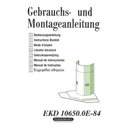 Küppersbusch EKD 10650. 0E Dunstabzugshaube Manuel du propriétaire | Fixfr
