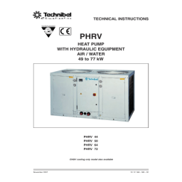 TECHNIBEL 387134024 Groupes d'eau glacÃ©e air/eau <=17KW Guide d'installation | Fixfr