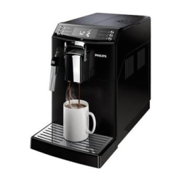 Philips EP4010/00 4000 Series Machines espresso entièrement automatiques Manuel utilisateur | Fixfr