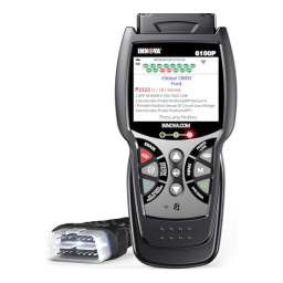 Innova OBD2 6100p Diagnostic Tool Manuel utilisateur | Fixfr