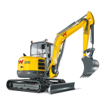 Wacker Neuson EZ53 Tracked Zero Tail Excavator Manuel utilisateur