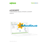 WAGO Configuring Modbus Networks (TCP/UDP) in e!COCKPIT Manual